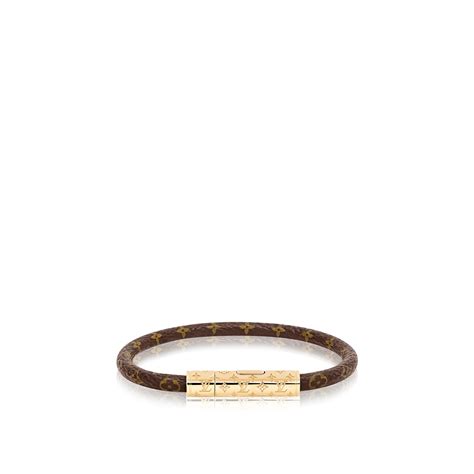 louis vuitton bracelets white monogram|Louis Vuitton lv confidential bracelet.